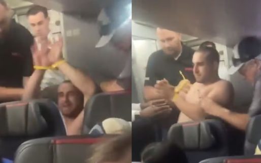 Un hombre fue detenido en un vuelo por acosar a una azafata