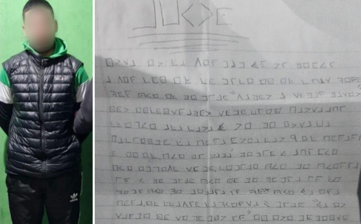 Tiene 15 años y escribió una carta en clave para que la Policía atrapara a su abusador