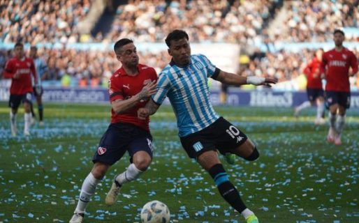 Racing igualó sin goles ante Independiente en el clásico de Avellaneda