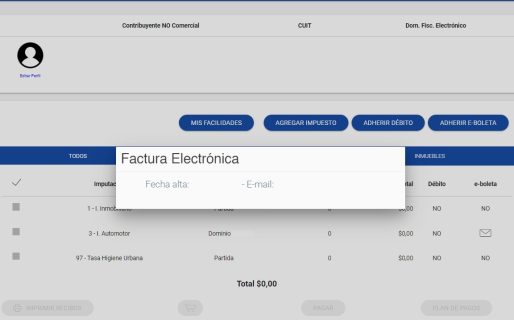 Emitirán los tributos al correo fiscal declarado por los contribuyentes