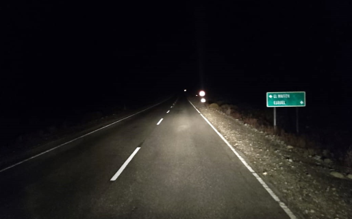 Piden precaución para circular rutas ante calzada húmeda en sectores