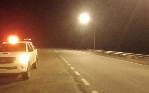 Piden precaución para circular rutas ante calzada húmeda y banquinas inestables