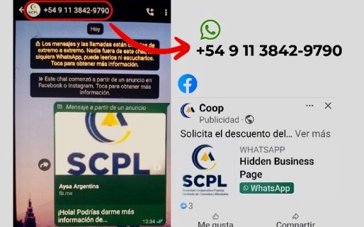 Alertan sobre anuncio falso y enlace sospechoso denominado “Coop”