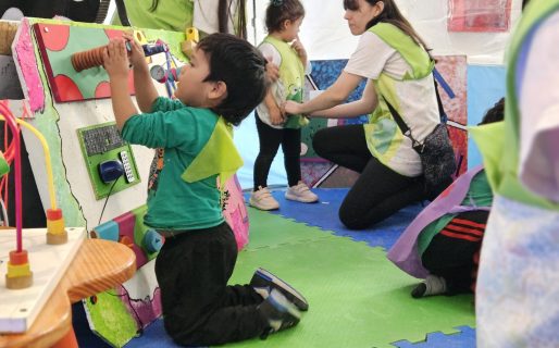 Más de 220 niños de jardines maternales participaron del festejo por el Día de las Infancias