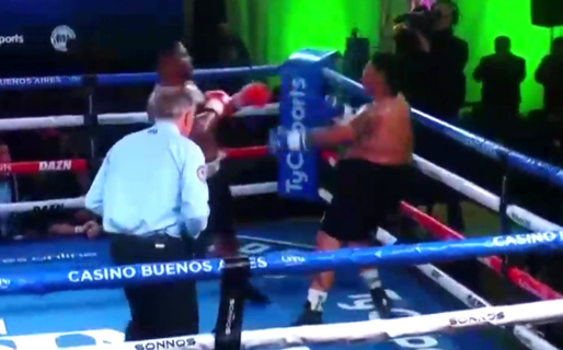 El tremendo nocaut del norteamericano Savage al argentino Ringo Juárez