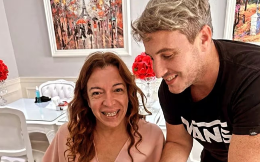 La primera foto de Lizy Tagliani junto a Sebastián Nebot y su hijo: “Desde hoy somos mamá, papá y Tati”