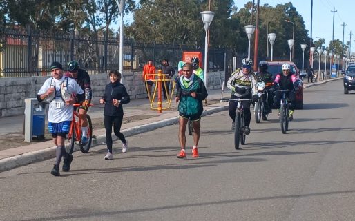 Rosana Calderero y Leonardo Milani fueron los ganadores de la Maratón 42K Comodoro