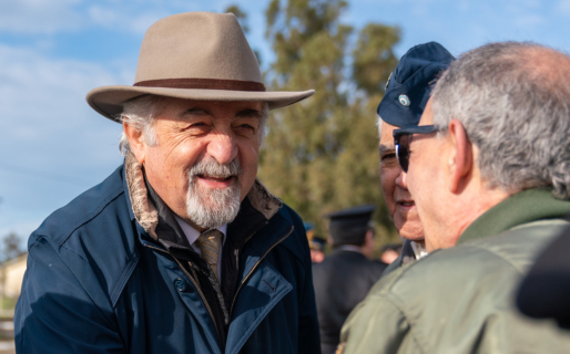 Othar acompañó a la Fuerza Aérea en el acto conmemorativo por su 112° Aniversario