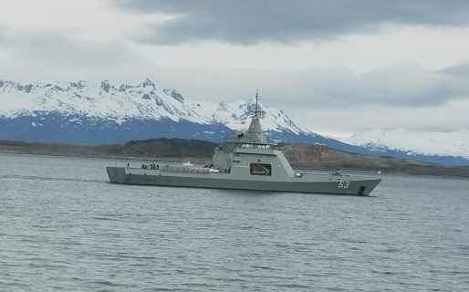 El público podrá visitar el patrullero oceánico de la Armada Argentina “Almirante Storni”