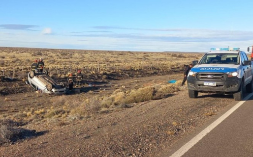 Dos personas murieron en un accidente vial cerca de Río Mayo
