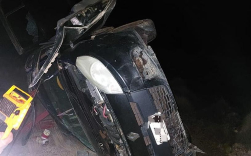 Un fallecido y un herido en un violento vuelco en la Ruta 281