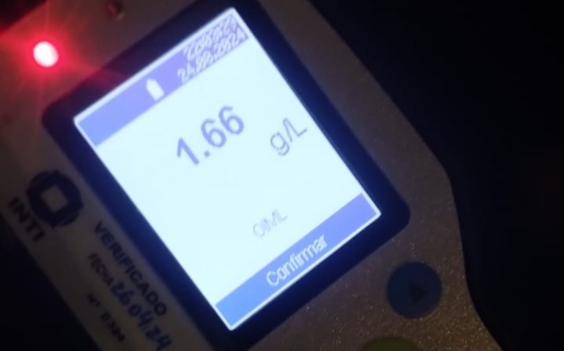 Secuestran el auto a un conductor ebrio y sin documentación