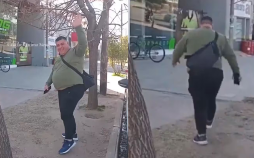 Un hombre empezó el gimnasio y su esposa quiso motivarlo con una divertida técnica