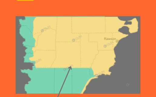 Gran parte de Chubut bajo alerta amarillo por fuertes precipitaciones