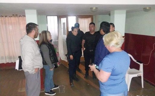 Rawson: la policía en el PJ Central