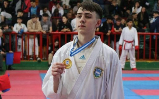 El comodorense Franco Moroncini es campeón argentino de Karate