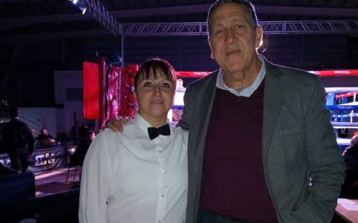 La comodorense Lorena Palacio debutó como árbitra en el Nacional de Boxeo Femenino