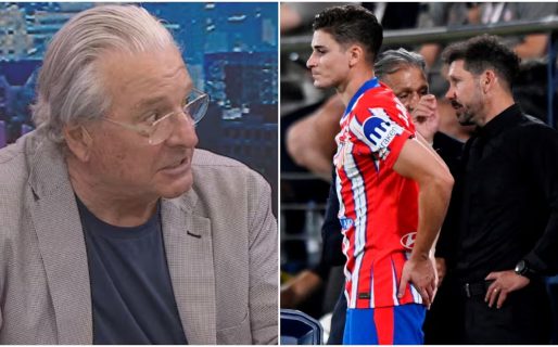 Un periodista fulminó al Cholo Simeone por las malas actuaciones de Julián Álvarez en el Atlético Madrid