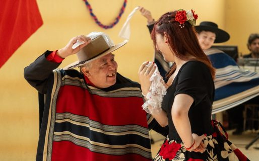 Más de 50 adultos mayores celebraron el día de la Independencia de Chile