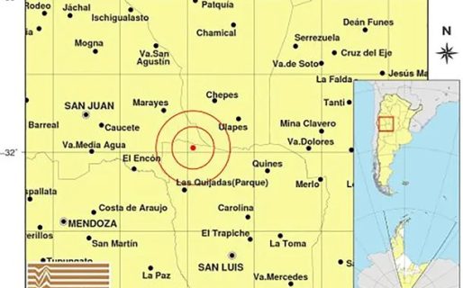 Un sismo de importante magnitud sacude a San Luis y otras provincias