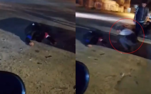 Una mujer atropelló a un motociclista, bajó del auto y en vez de ayudarlo le deseó la muerte