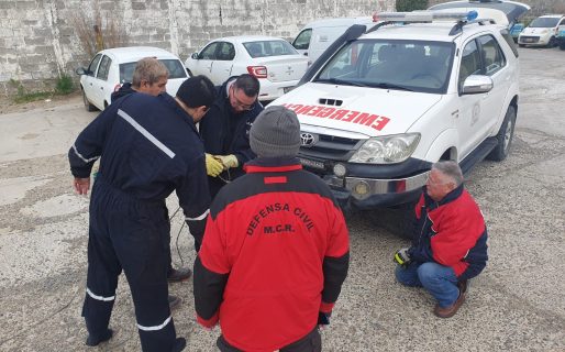 Personal de Defensa Civil se capacitó en manejo de vehículos 4×4