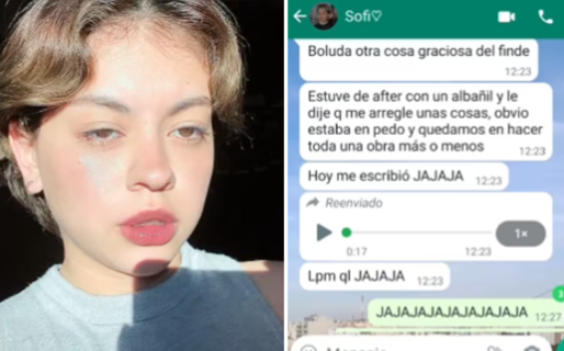 Se cruzó a un albañil en una fiesta, le hizo un insólito pedido y su respuesta es viral: “Yo estaba borracha”