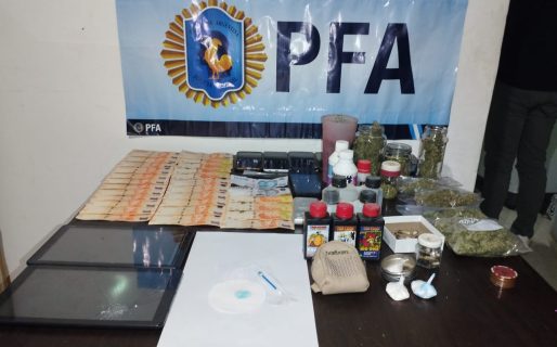 Detuvieron a una pareja que realizaba «delivery» de drogas en presencia de su hijo menor de edad