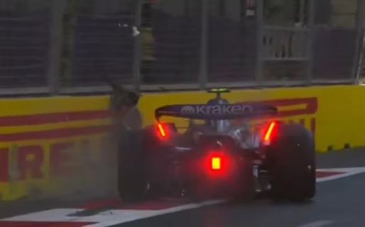 Video: así fue el choque de Franco Colapinto en su primera práctica en el GP de Azerbaiyán en la Fórmula 1