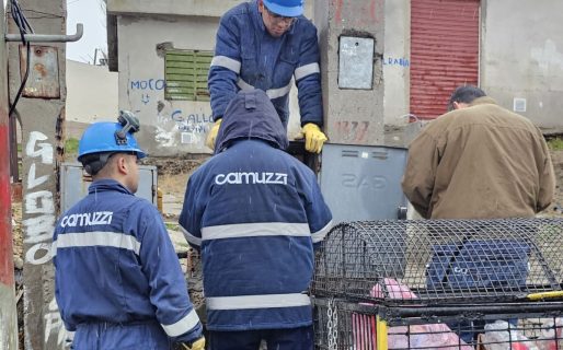 Dos jubilados están sin gas hace tres meses por la rotura de un caño