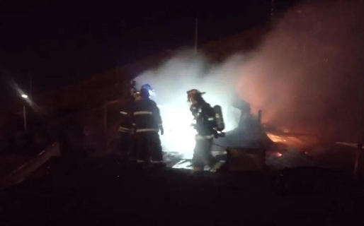 El fuego arrasó una vivienda en el barrio San Martín