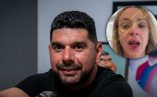 Otro desgarrador video de la violencia ejercida por Ortigoza hacia su pareja