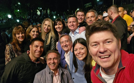 Treffinger presente junto a Milei en el lanzamiento de La Libertad Avanza