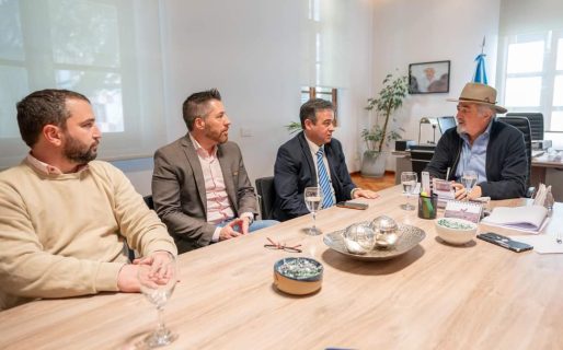 Othar se reunió con Meiszner y analizaron las obras inconclusas en Comodoro