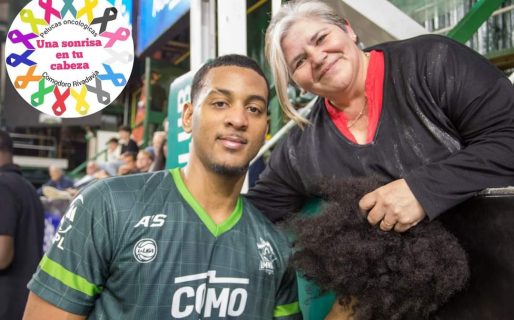 Un jugador de Gimnasia donó su pelo para ayudar a personas que luchan contra el cáncer