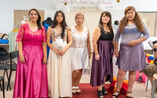 Mujeres de Comodoro se capacitaron en confección de vestidos de egreso y casamiento