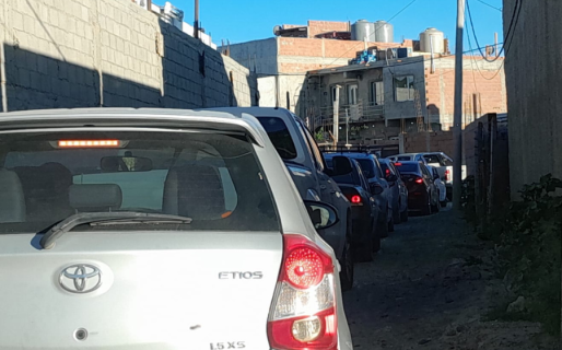 Por el corte, automovilistas se vieron obligados a tomar otras vías para poder llegar a Rada Tilly