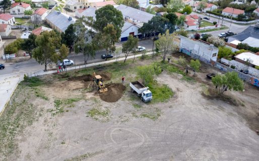 Avanzan con la dotación de infraestructura en los espacios públicos