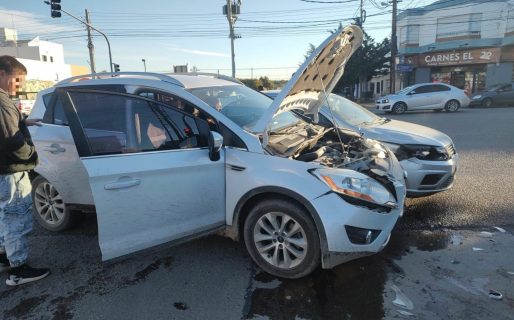 Choque en avenida Polonia sin lesionados