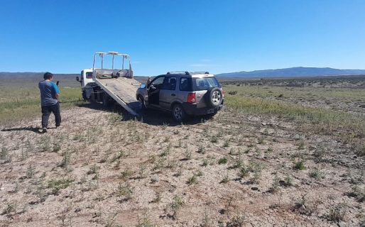 Una camioneta protagonizó un accidente en Ruta N°26