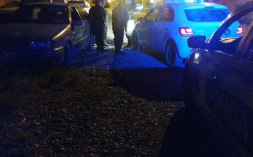 Una mujer amenazó a un hombre con un cuchillo de cocina