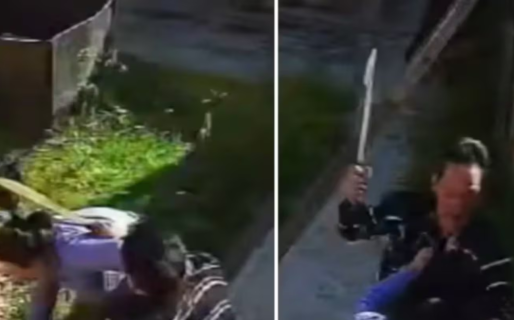 Una mujer fue atacada a machetazos por su tío y se salvó de milagro