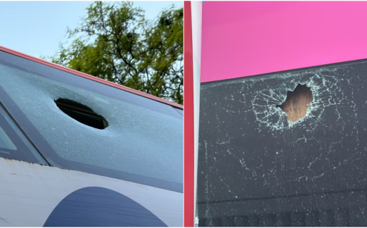 Atacaron con piedras los micros de Atlético Mineiro