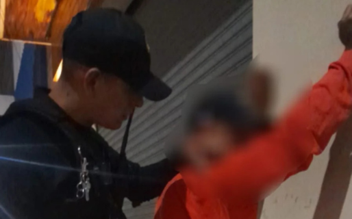 Terminó detenido por disturbios en un comercio