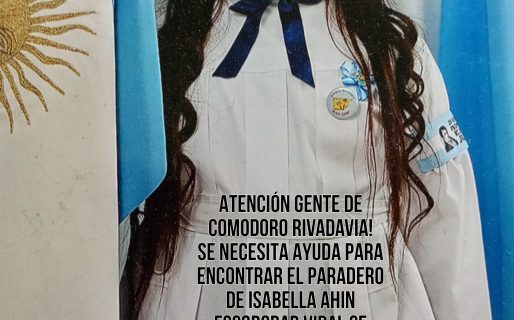Búsqueda desesperada de una menor de edad: estaba jugando en su patio y desapareció