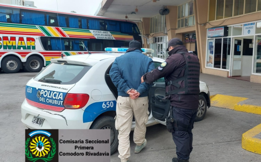 Prófugo de la Justicia de Buenos Aires fue atrapado en Comodoro