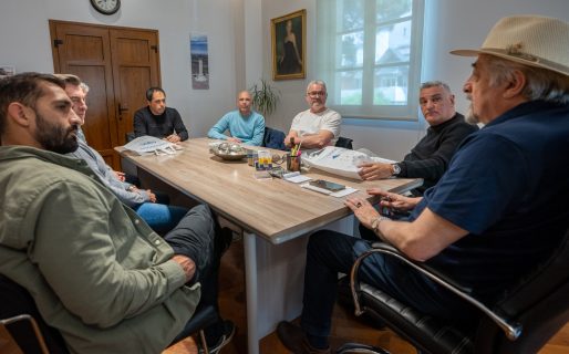 Othar recibió a reconocidos deportistas nacionales que estarán presente en la 5° Expo Deportes