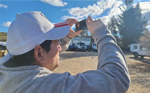 Así se vio el eclipse desde los yacimientos