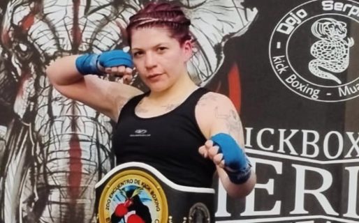 Kickboxing: Leila Barrientos ganó su primer título semipro en Puerto Deseado