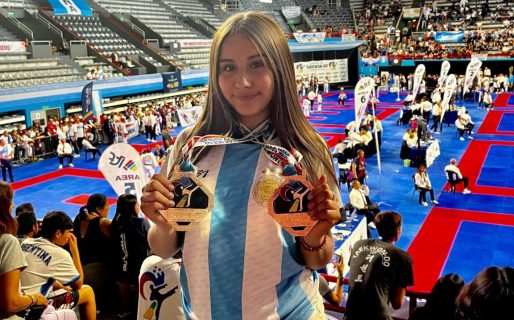 Brianna Barrera se coronó campeona del mundo de Taekwon-do ITF